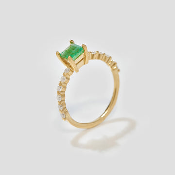 Nhẫn Emerald Pave Ring