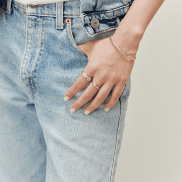 Vòng Denim Quilt