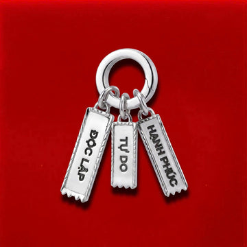 Mặt dây Độc Lập - Tự Do - Hạnh Phúc