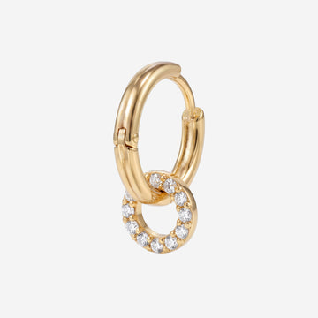 Khuyên Double Hoop Charm