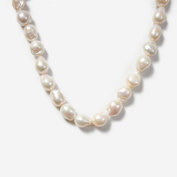 Dây chuyền 12mm Baroque Pearl