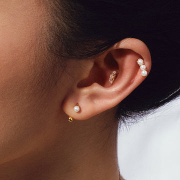 Khuyên Pearlfect Garden Round u Hoop (Chiếc)