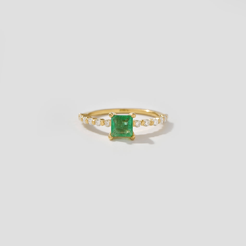 Nhẫn Emerald Pave Ring
