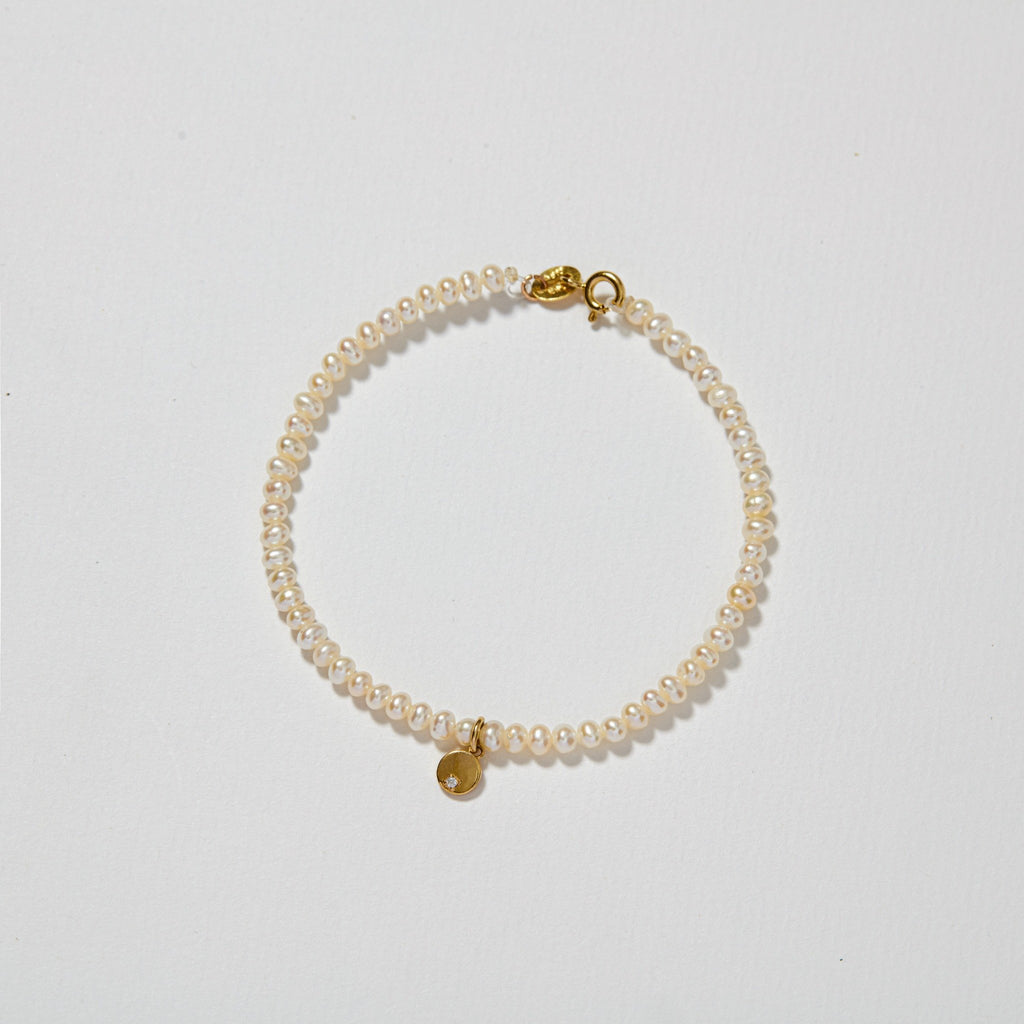 Lắc tay Pearl Gold