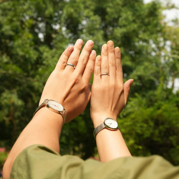 Nhẫn cưới Mirror Square Band