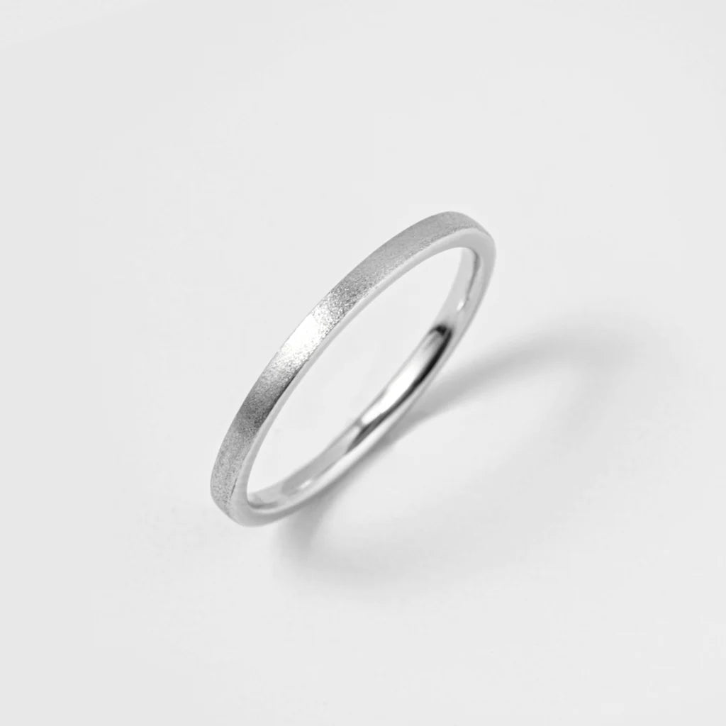 Nhẫn cưới Satin Round Band