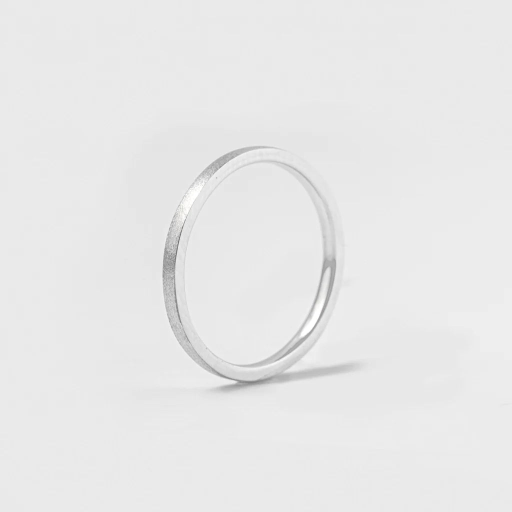 Nhẫn cưới Satin Round Band